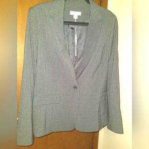 Liz Claiborne gray blazer 12T